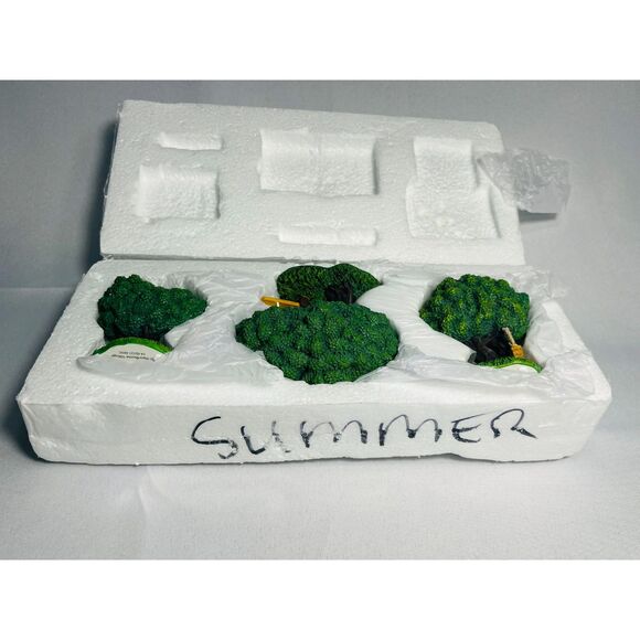 NWT Hawthorne Village Summertime Fun Seasonal Splendor Sculpted Tree Fairy - Picture 7 of 8